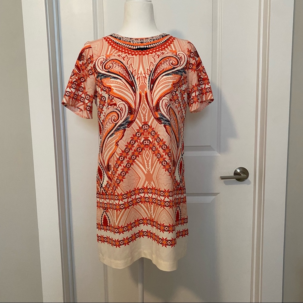 Abercrombie & Fitch Mini Geometric Shift Dress